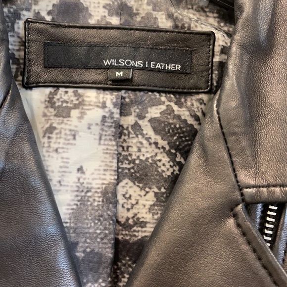 EUC Wilson Leather asymmetric jacket - Picture 2 of 8